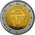 2 Euro (25th Anniversary of the Radio and Television of Andorra)