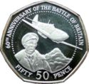 50 Pence (60th Anniversary of the Battle of Britain - Silver edition)