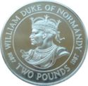 2 Pounds (900th Anni.Death of William the Conqueror - Silver edition)