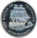 5 Pounds (History of Royal Navy. Trafalgar HMS Victory)