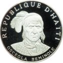 10 Gourdes (Seminole Chief - Osceola facing)