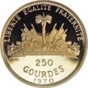 250 Gourdes (10th Anniversary of Revolution. King H. Christophe)