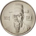 100 Won (large bust)