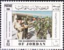 King Hussein Greeting Troops