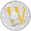 1 Dollar (Letter W - Wombat)