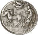 1 Tetradrachm (Syracuse - Deinomenid Tyranny)