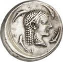 1 Tetradrachm (Syracuse - Deinomenid Tyranny)
