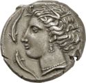 1 Tetradrachm (Punic - Entella)