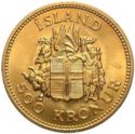500 Kronur (150th Anniversary of the Birth of Jón Sigurđsson)
