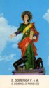 "Dominica of Tropea Virgin and Martyr", Santa Domenica, Ricadi, B.N. Marconi - Genova (IT), Calabria - Saints (F)