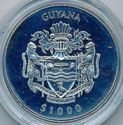 1,000 Dollars (Bank of Guyana, 40th Anniversary)