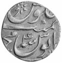 ½ Rupees (Muhammad Shah)