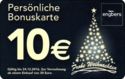 Persönliche Bonuskarte - Frohe Weihnachten