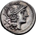 1 Denarius (Pinarius Natta)