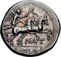 1 Denarius (Pinarius Natta)
