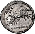 1 Denarius (C. Claudius Pulcher)