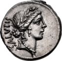 1 Denarius (Man. Acilius Glabrio)