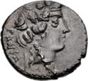 1 Denarius (C. Vibius C.f. C.n. Pansa Caetronianus)