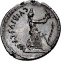 1 Denarius (C. Vibius C.f. C.n. Pansa Caetronianus)