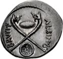 1 Denarius (Albinus Bruti)