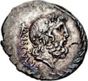 1 Denarius (L. Valerius Acisculus, Giant)