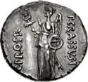 1 Denarius (Q. Caecilius Metellus Pius Scipio)