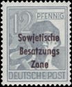 Overprint: Sowjetische Besatzungs Zone