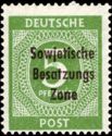 Overprint: Sowjetische Besatzungs Zone