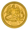 1 Angel (Archangel Michael Slaying the Dragon - Gold)