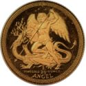 1/20 Angel (Christmas Angel with Christmas Privy Mark - Gold)