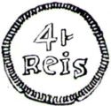 4½ Réis (4 I- - ³/₄₀ Tanga - No date)