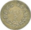 ½ Pardao (Meio - 150 Reis - ¼ Rupia)