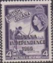 Amerindian Shooting Fish overprinted