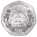 50 Pence (Christmas Pudding)