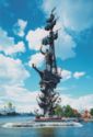 Moscow. Monument to Peter the Great