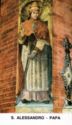 "Alexander I Pope and Martyr", Bologna, Emilia-Romagna - Saints (M)