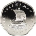 50 Pence (Sailing Viking Ship - Platinum edition)