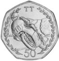 50 Pence (Tourist Trophy Motorcycle Races, Mick Grant - Platinum)