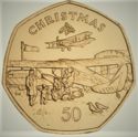 50 Pence (The De Havilland Dragon - Gold)