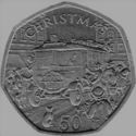 50 Pence (Thorneycroft Bus - Platinum)
