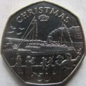 50 Pence (Lady Of Mann Steam Ferry - Silver)