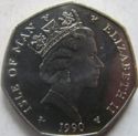 50 Pence (Lady Of Mann Steam Ferry - Platinum)