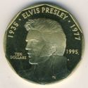 10 Dollars (60 Birthday American singer Elvis Presley)