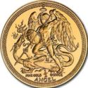 ½ Angel (Archangel Michael Slaying the Dragon - Gold)