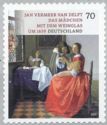 The Girl with the Wine Glass by Jan Vermeer van Delft