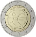 2 Euro (10th Anniversary of the Economic Monetary Union)