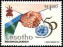UN Emblem and Handshake of Reconciliation