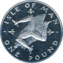 1 Pound (Triskele Over Map - Silver edition)