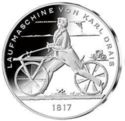 20 Euro (Draisine - Laufmaschine von Karl Drais 1817)