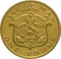 1 Pound (Manx Town Series, Ramsey - Gold)